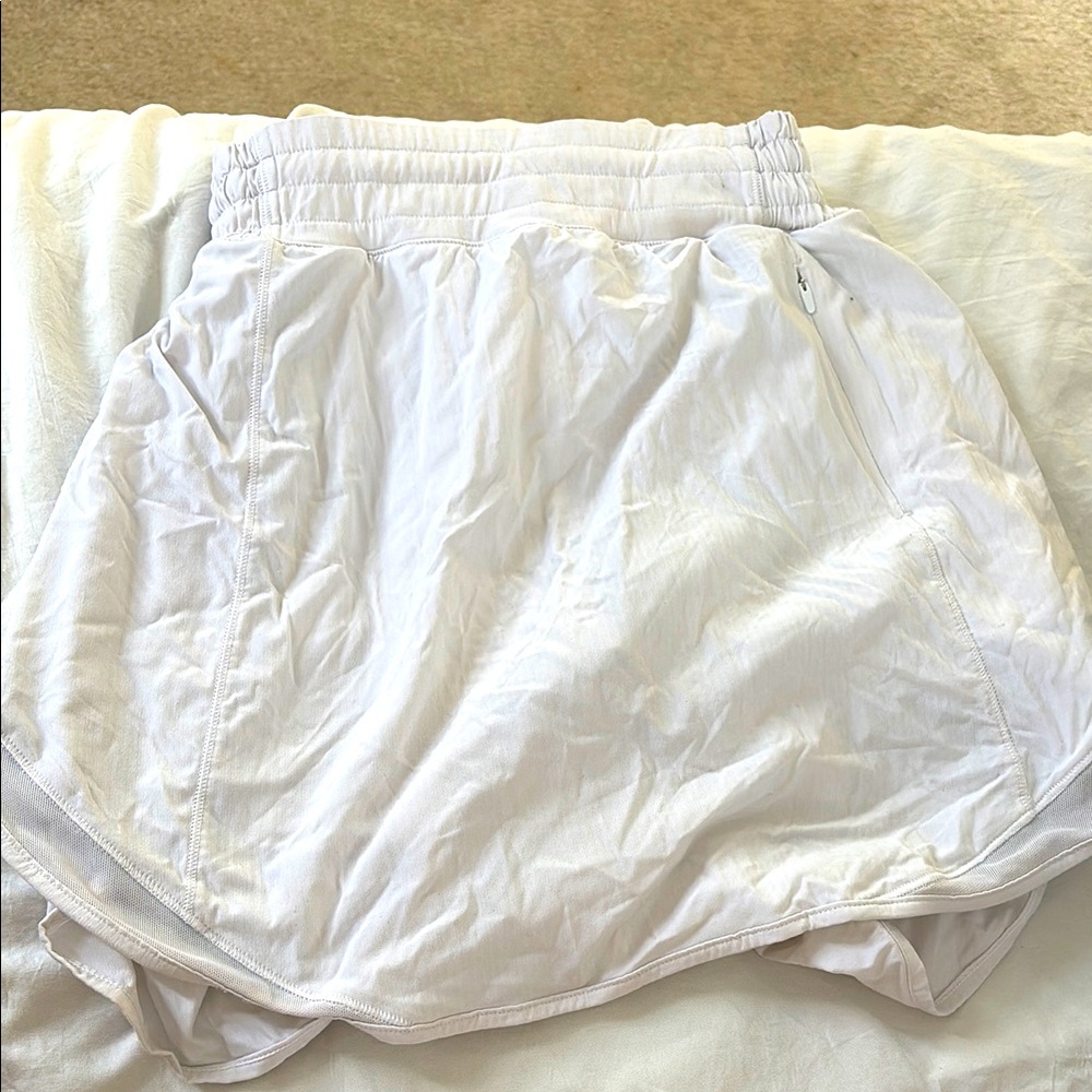 Lululemon White Athletic Skirt